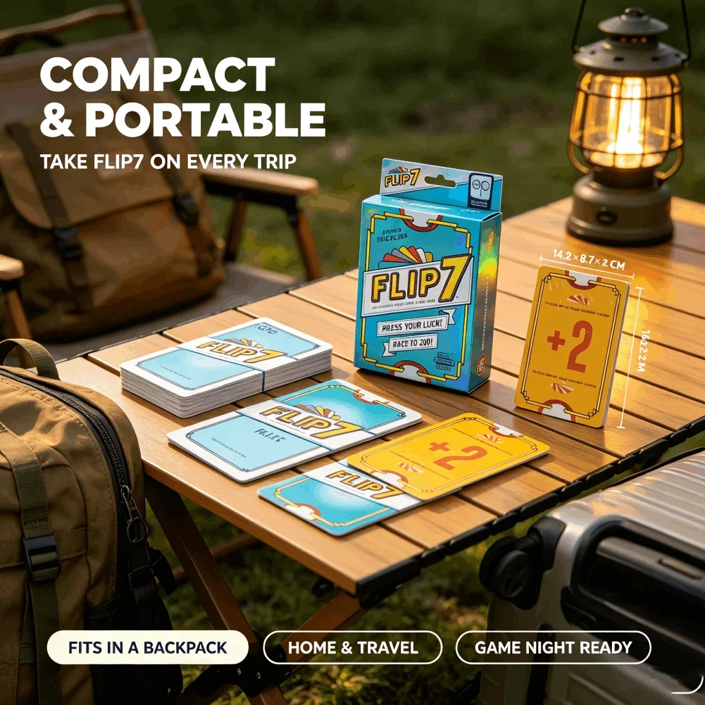 Flip 7, juego de cartas de est - Strategy Board Game reseña y precio